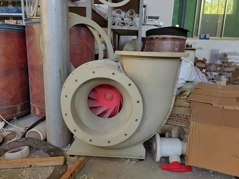 Polipropilén centrifugális ventilátor